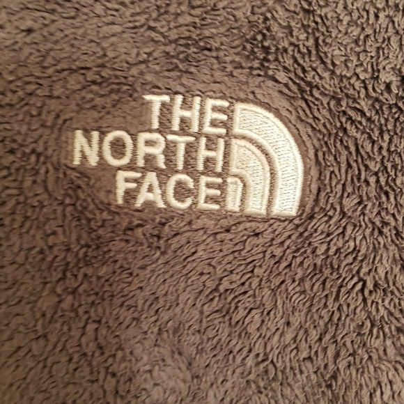 Vintage The North Face Fleece Teddy Full Zip Jacket Gray Size Medium - Picture 8 of 13